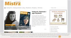 Desktop Screenshot of mistrzbranzy.pl